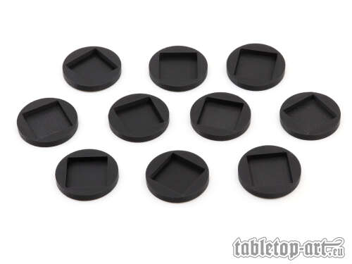 Bases Converters - 20x20mm to 25mm Round (10)