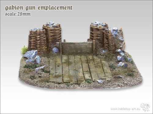 Gabion Gun Enplacement