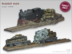 Derailed train | 15mm