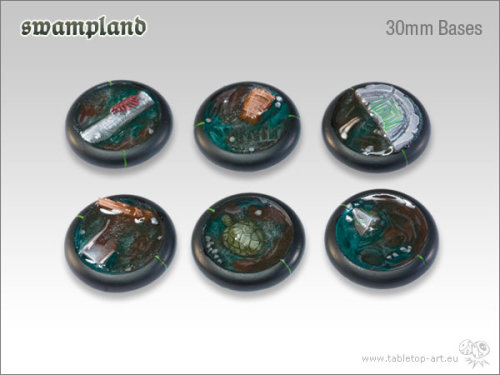Swampland Bases - 30mm Round Lip (5)