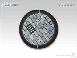 Flagstone Bases - 50mm Round Lip 2