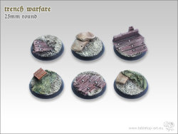 Trench Warfare Bases - 25mm (5)