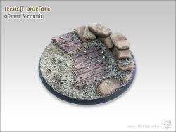 Trench Warfare Bases - 60mm 3