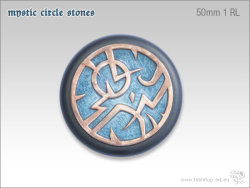 Mystic Circle Stones Base - 50mm Round Lip 1