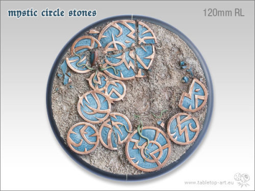 Mystic Circle Stones Base - 120mm Round Lip 1