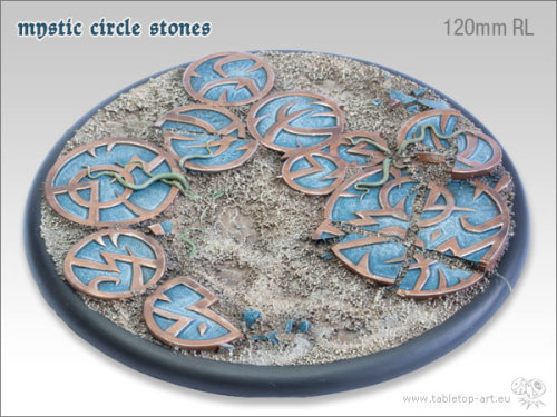 Mystic Circle Stones Base - 120mm Round Lip 1
