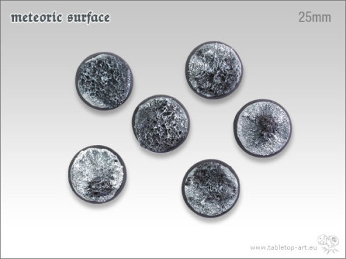 Meteoric Surface Bases - 25mm (5)