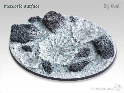 Meteoric Surface Bases - 120mm Oval 1