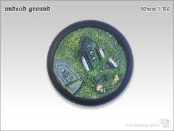 Undead Ground Bases - 50mm Round Lip 1