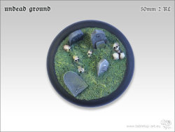 Undead Ground Bases - 50mm Round Lip 2