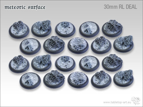 Meteoric Surface Bases - 30mm Round Lip DEAL (20)