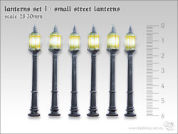 Lanterns Set 1 - Small Street Lanterns (6)